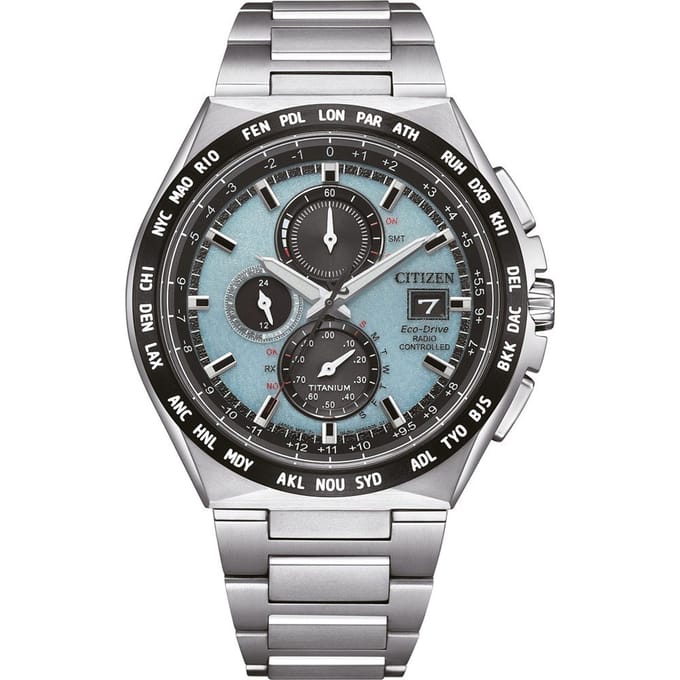 Citizen AT8238-84M Horloge - Titanium - Zilverkleurig - Ø 44 mm