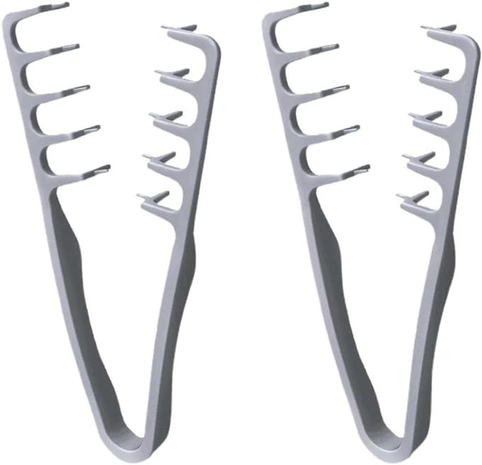 Grote Kam - Haarkam Styling - Volume Creëren - Flexibele Tanden - 18.9 x 14 cm - Grijs