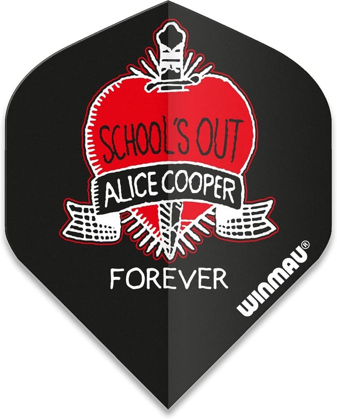 Dart Flights Extra Dikke Set voor Volwassenen met Iconisch Rock Design