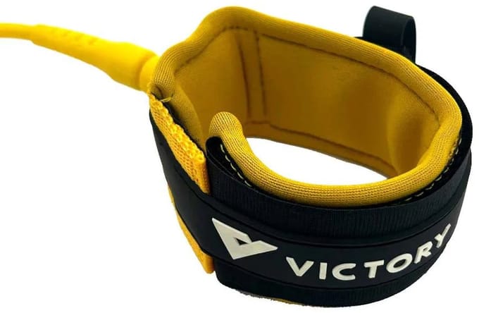 Victory 9´ Pro 7mm Stainless Steel Double Swivel Surflijn Geel