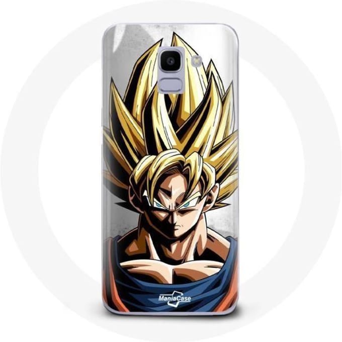 Coque pour Samsung Galaxy A8 2018 Sangoku Mur Dragon Ball Super