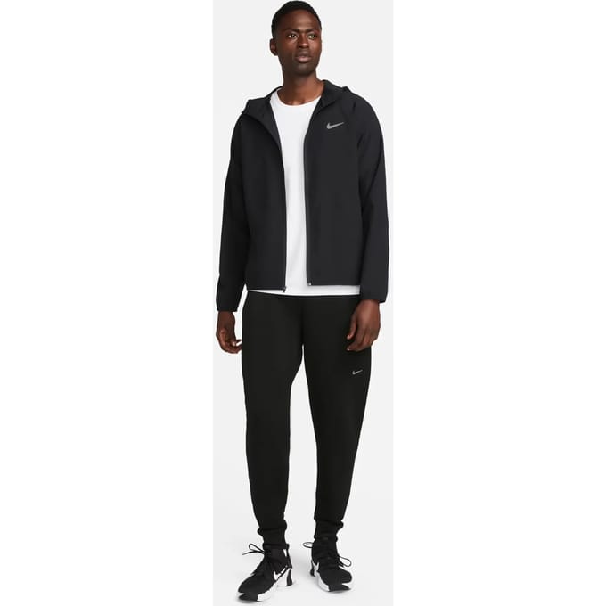 Nike Dri-FIT veelzijdig herenjack met capuchon Form - Zwart- Heren, Zwart XXL