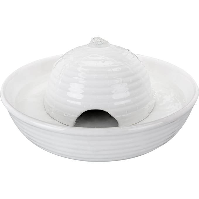 Trixie Vital Flow Mini - Drinkfontein - Keramisch - 800 mililiter - Stromend en stilstaand water - Wit