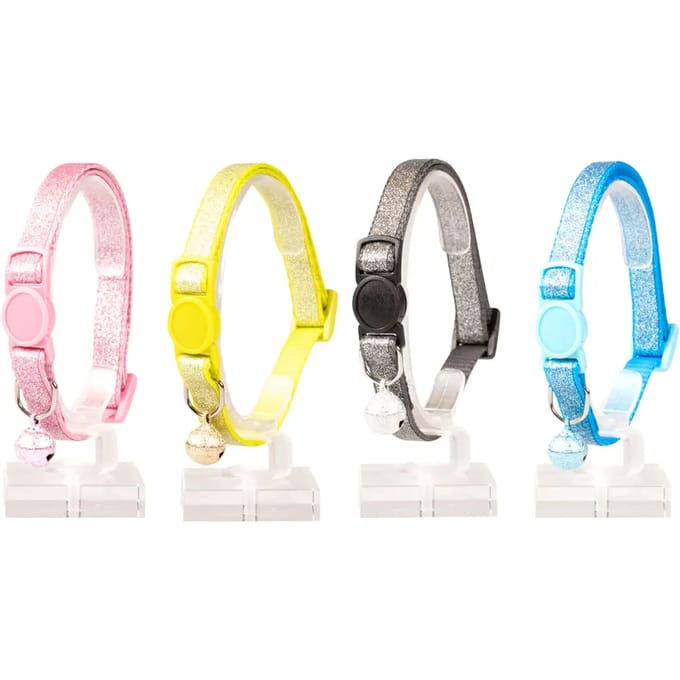 Duvo+ Kattenhalsband Glitter Nylon 20-30cm / 10mm