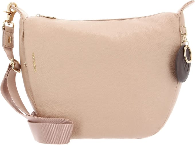 MANDARINA DUCK Leren Schoudertas Mellow Leather Crossover Lamb's Wool Zalmroze