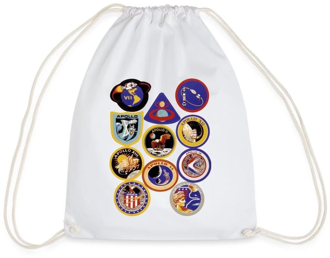NASA Apollo-missie-insignes Gymtas
