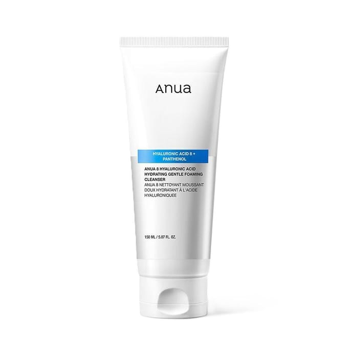 [Anua] Nettoyant moussant doux hydratant à l'acide hyaluronique 8 150 ml white
