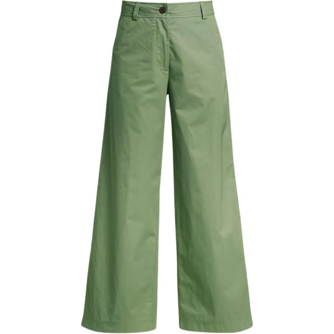 Parajumpers Amazonas groene wijd uitlopende broek