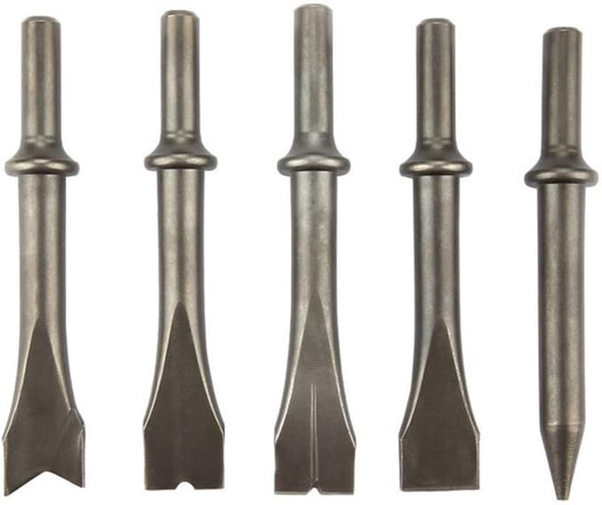 Allecto - Air Hammer Chisel Set - Pneumatische Beitels voor Beton en