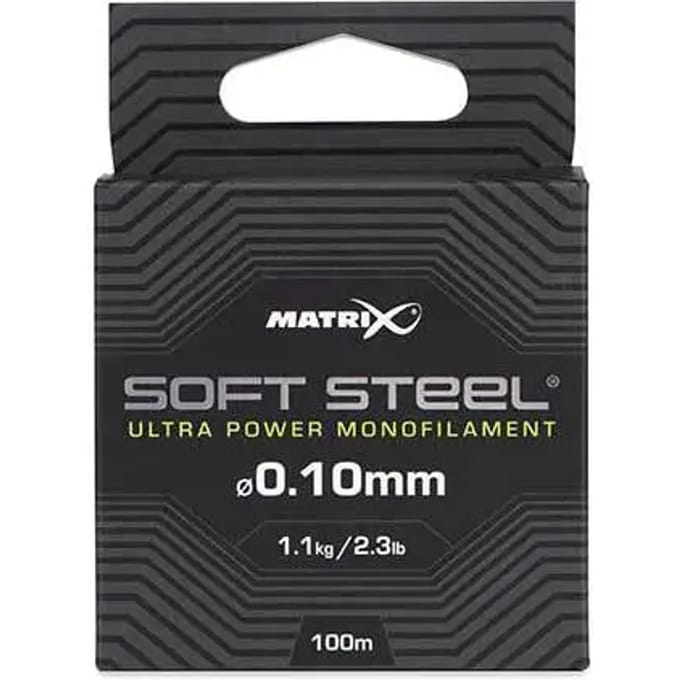 Matrix Soft Steel Ultra Power Monofilament 100m - Maat : 0.18mm