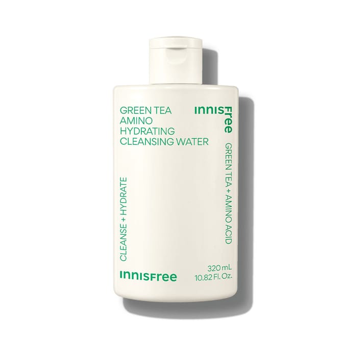 Innisfree Green Tea Amino Hyadrating Cleansing Water 320ml (3 Options) #1PCS white