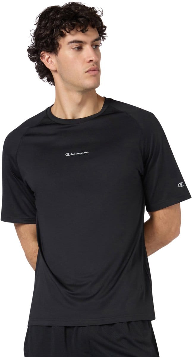 Champion T-shirt Heren SS Tee Zwart - Maat 2XL