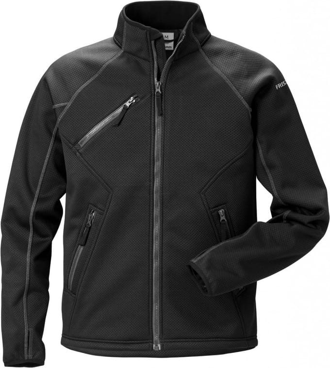 Fristads Softshell Stretchjack 4905 Ssf - Zwart - M
