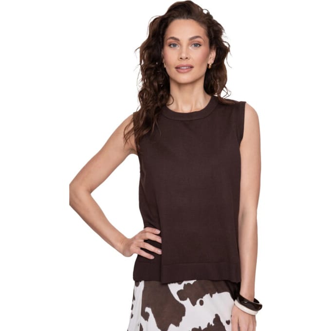 Geisha Top Geisha Basic Top Bruin 64067 14 Dames Maat - XL