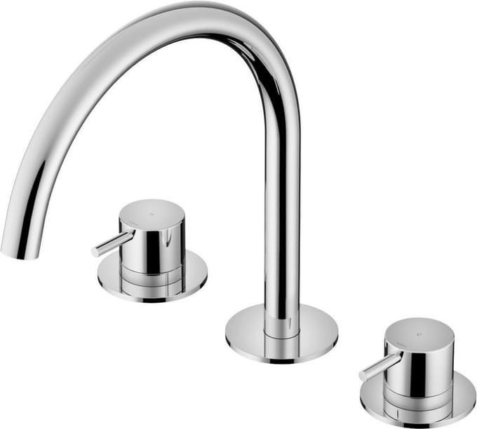 Hotbath Cobber CB033 wastafelkraan 3-gats chroom
