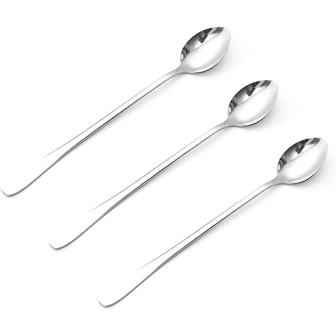 Lepels met lange steel Roestvrij staal Elegant Multifunctioneel Roerlepels voor Koffie Thee Dessert