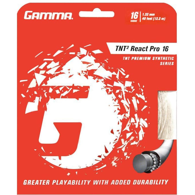 Gamma TNT² React Pro Set Snaren 12,2m-Wit