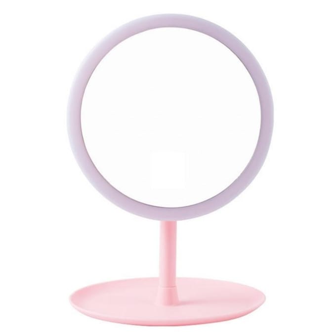 Eenvoudige Staande Spiegel Make Up  – Roze