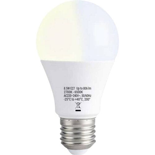 Duo Bulb E27 Gen3 LED-lamp, LED-dimmer Energielabel: F (A - G) WiFi, Bluetooth, ZigBee Shelly