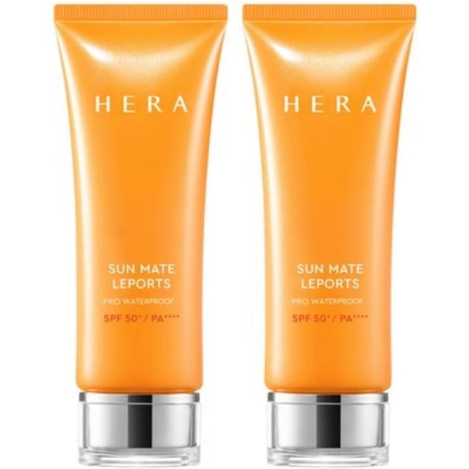 Hera Sun Mate Leports Pro Waterproof Zonnecrème SPF50+ PA++++ 70ml X 2