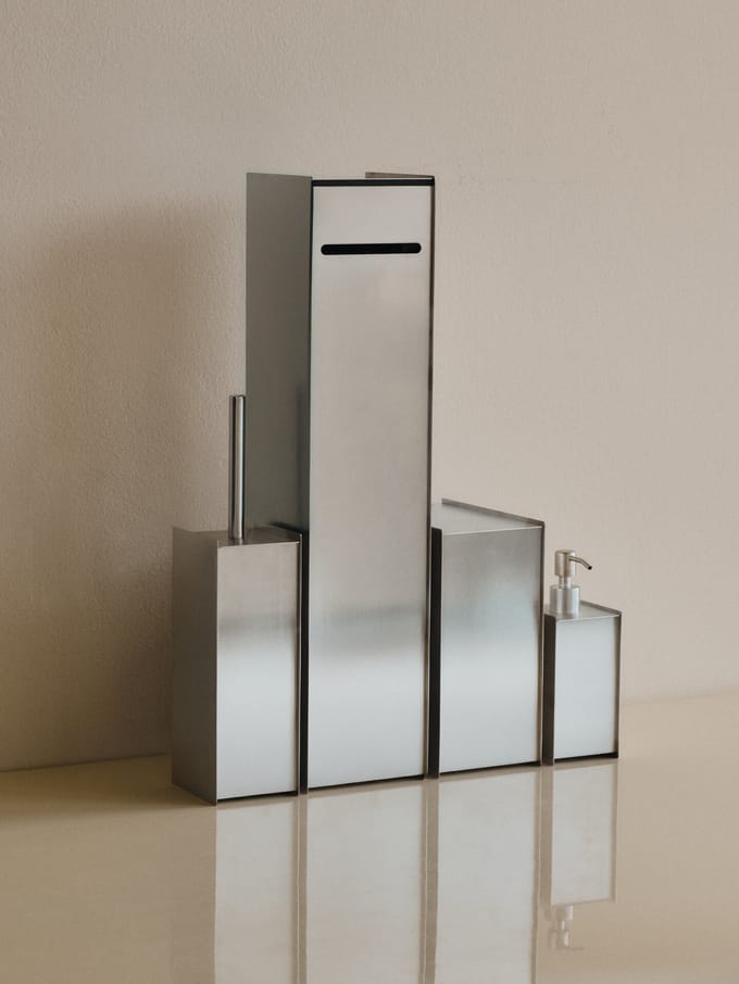 Ferm Living - Sama toiletborstel - zilver