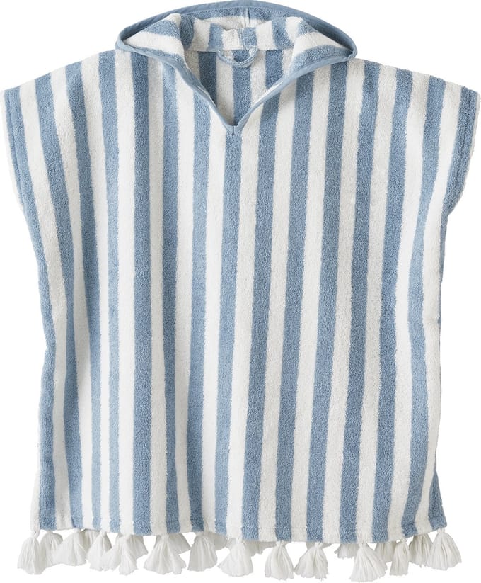 Vertbaudet Gestreepte badponcho voor kinderen