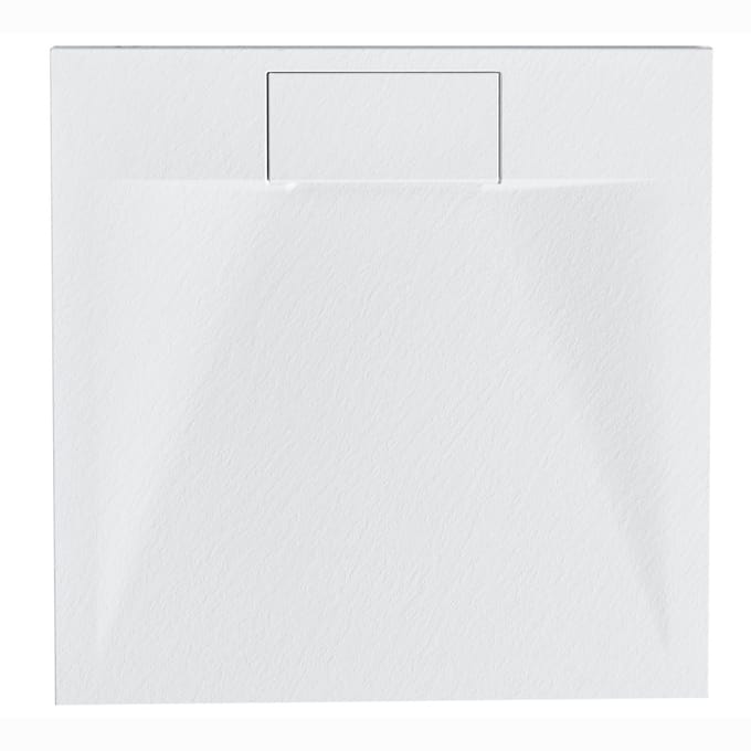 BELIANI AZZURRO - Douchebak - Wit - 90 x 90 x 3 cm - SMC (kunststof)