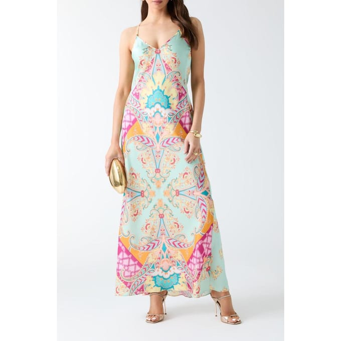 GUESS Grenada Sl Maxi Dres Grenada Print Taglia: 38 | Maxi abiti Outlet | Donna