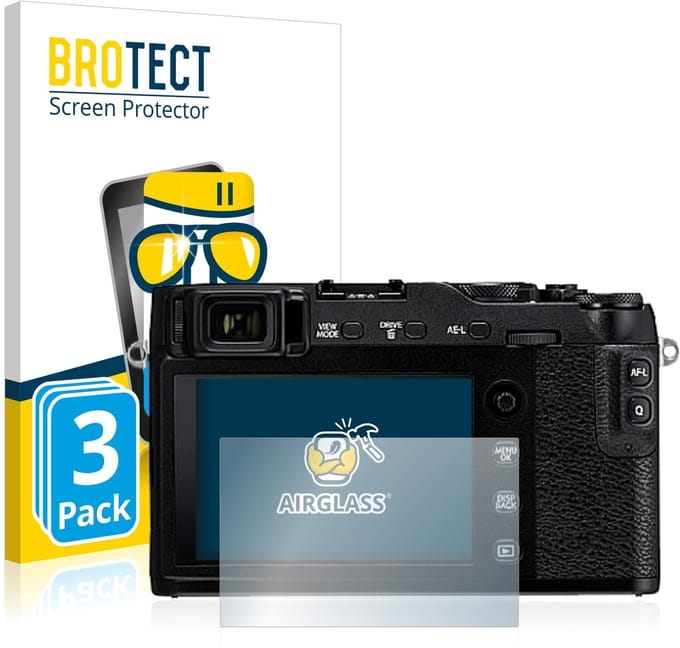 Screenprotector 3 Stuks voor Fujifilm X-E3 Beschermglas transparant