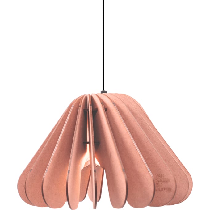 Hood hanglamp - Aged Pink