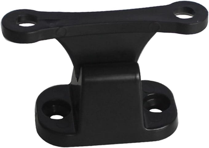 Nylon Deurstopper T-Vorm voor Camper, Caravan en Boot - Zwart