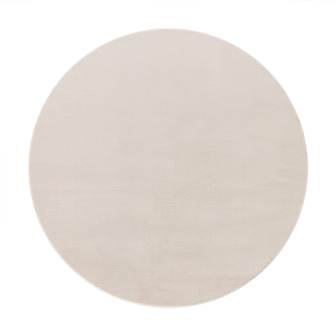 Zacht kleed Solina crème 80 cm rond