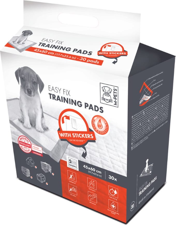 Puppy Pads met Plakstrip M = 60 X 60 CM