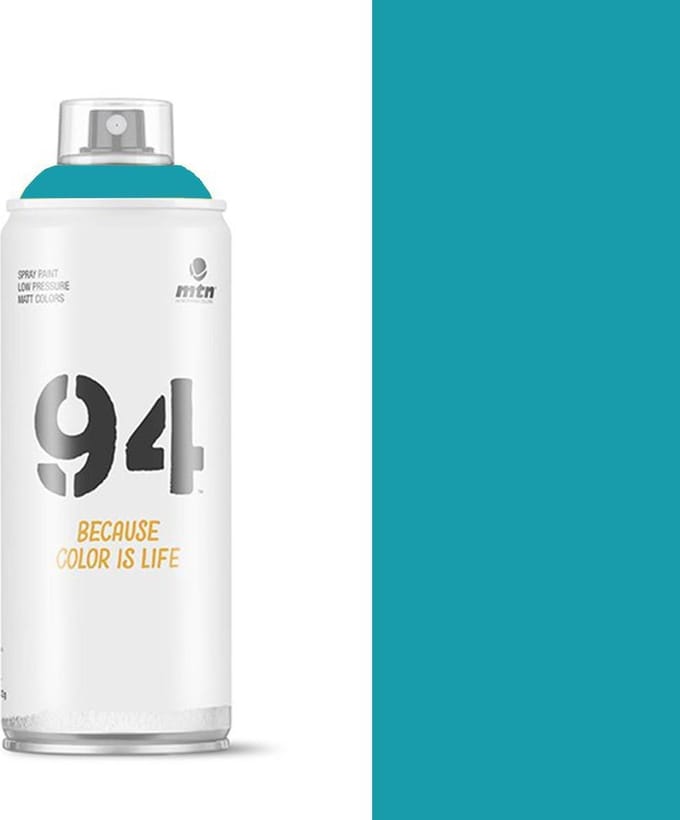 MTN94 Genesis Blauwe spuitverf - 400ml lage druk en matte afwerking