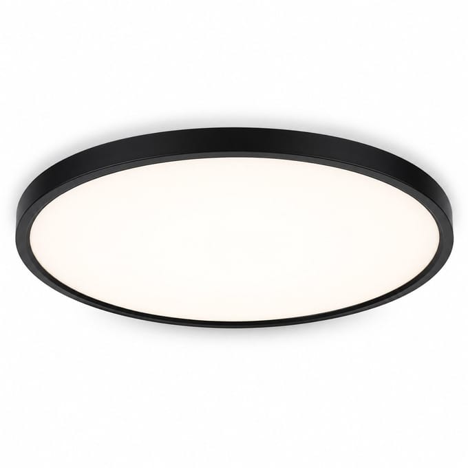 Bamled Plafondlamp 50 cm - LED - Dimbaar - Zwart