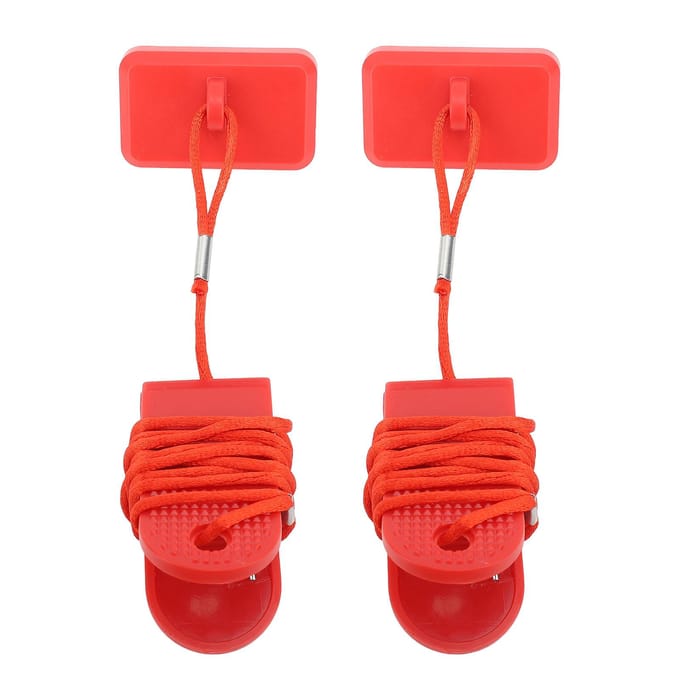 2 STUKS Loopband Veiligheidssleutel Noodstop Schakelaar Oefening Hardloopmachine Beveiligingsslot Sleutel voor de Meeste red