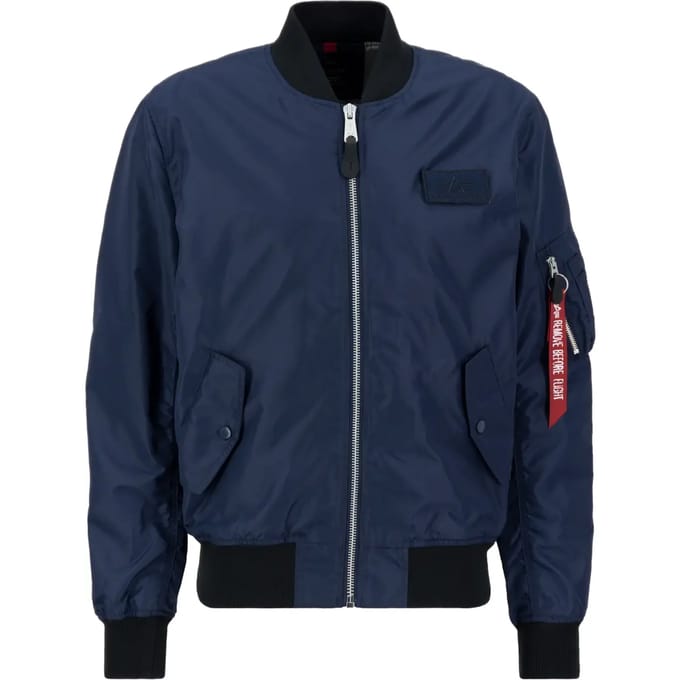 Regular fit bomberjack met Logopatch