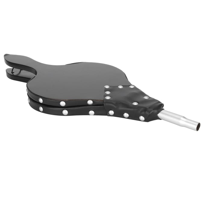 Soufflet de Cheminée Manuel Souffleur en Bois pour Intérieur Extérieur Camping Barbecues Cheminées gray