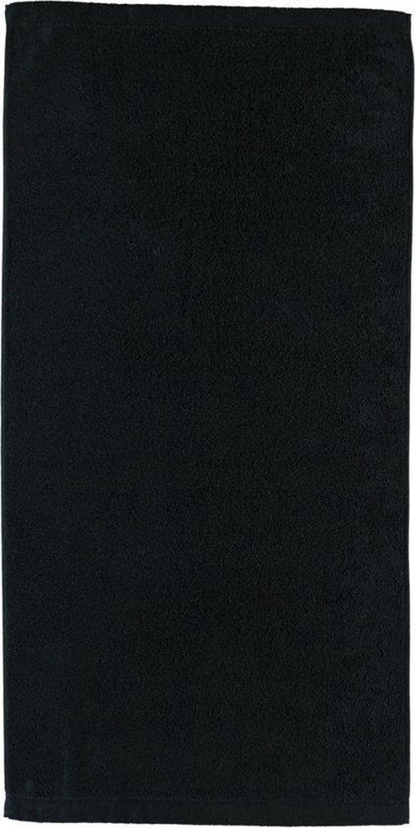 Cawo Lifestyle Uni Handdoek Zwart 50x100
