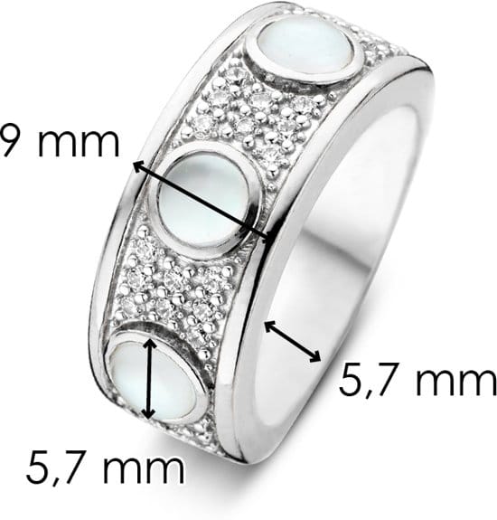 Ti Sento Milano Ring 12131MW - Maat 17.25mm