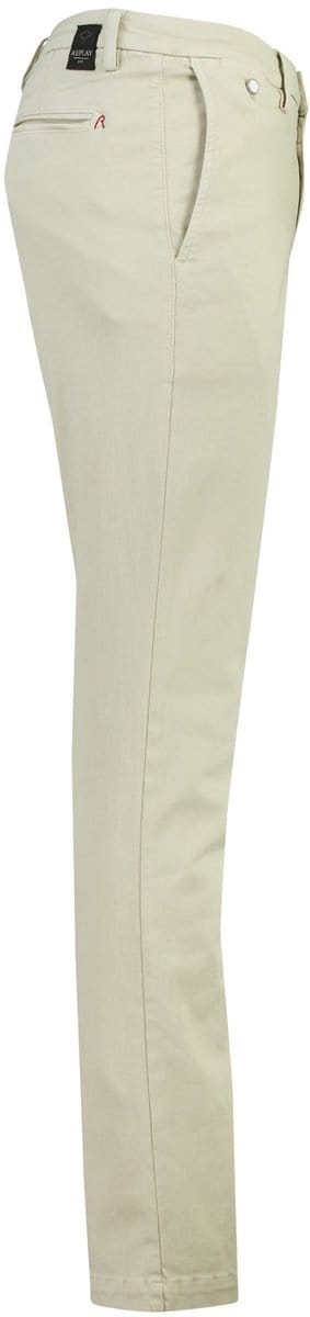 Replay katoenen broek beige