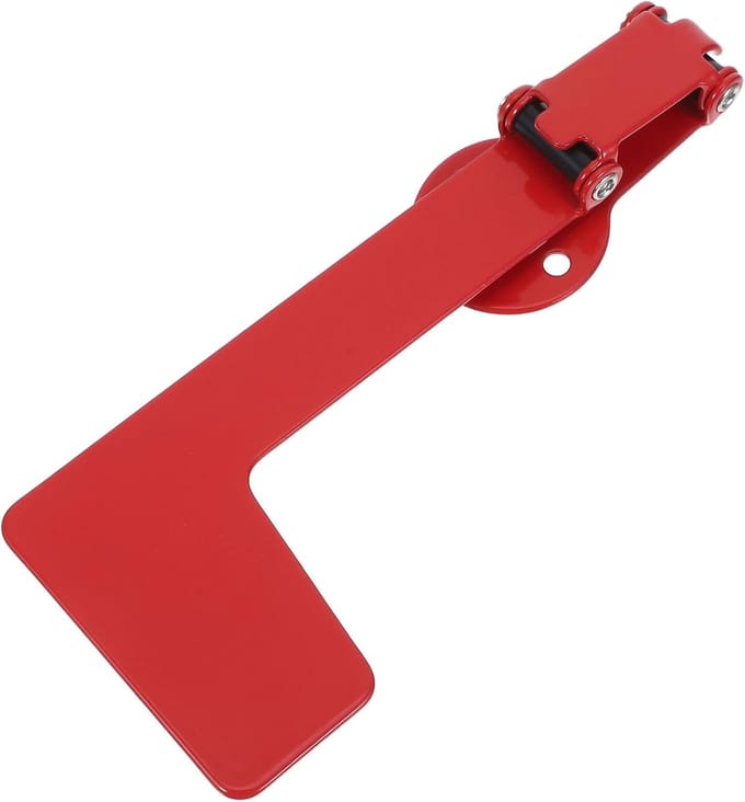 Brievenbus Vlag - Post Indicator - Signaal Geven - Universele Montage - 17.6x6.3x4.3cm - Rood