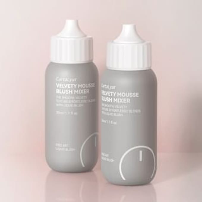 CartaLyar - Velvety Mousse Blush Mixer - 2 Colors 02# Light Gray - 30ml