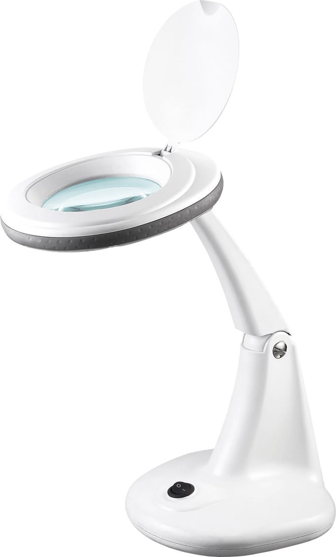 Rebel - Lamp met vergrootglas voor een tafel 5D 6W 6500K