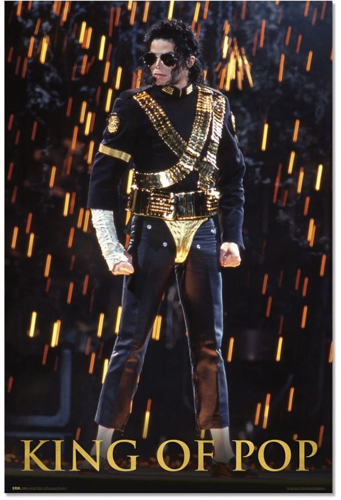 Michael Jackson poster - Dangerous - Muziek - King - Thriller - 61 x 91.5 cm