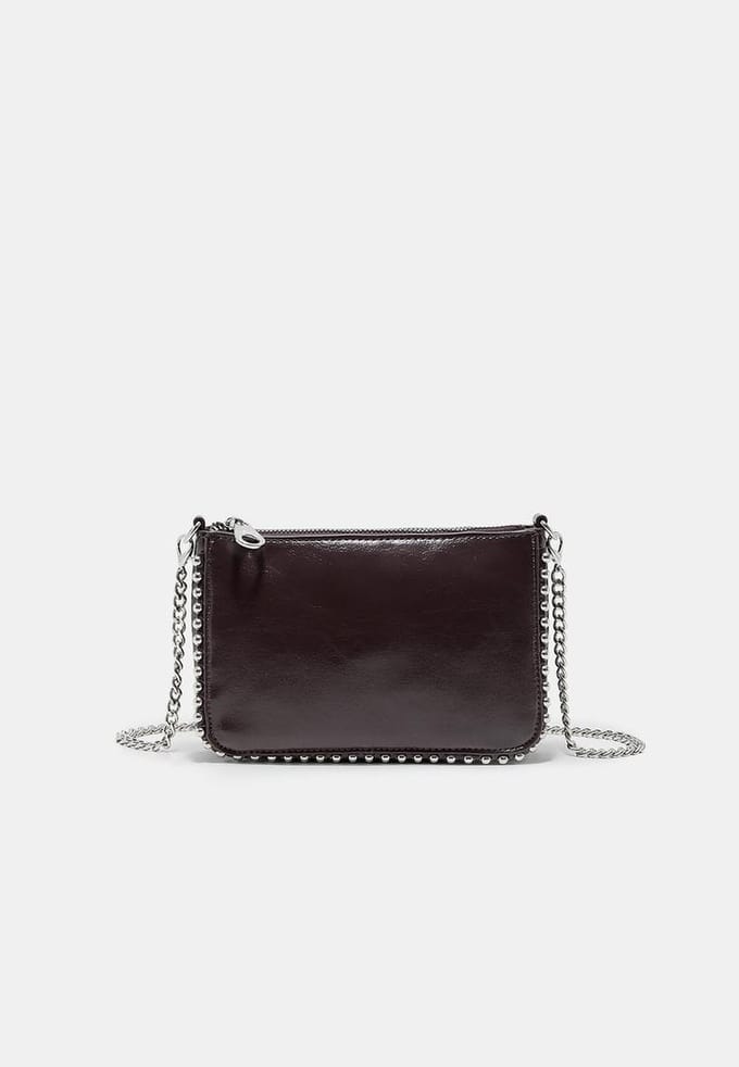 Stradivarius Minitas met studs  Granaat OS