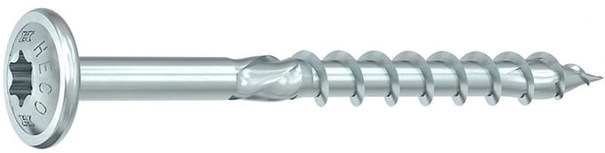 Heco Topix-Plus Schroeven - Torx tellerkop - 8x 400mm - Deeldraad (50 stuks)