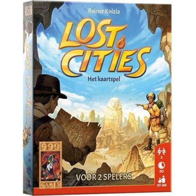 999 Games Lost Cities: Het Kaartspel Gezelschapspellen Bordspellen Gezelschapsspellen