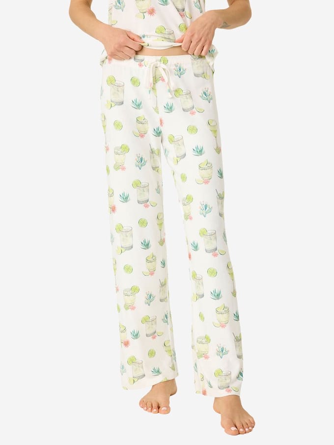 P.J. SALVAGE CO. Pyjamahose Limes & Sunshine