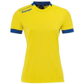 Kempa Player Shirt Dames - sportshirts - geel/blauw - Vrouwen